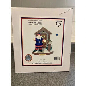 Rare The Memory Company 2004 Limited edition Welcome Home Santa New York Giants